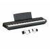 Yamaha P125 88-Key Weighted Action Digital Piano With Power Supply And Sustain Pedal, Black