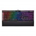 Corsair K95 RGB Platinum XT Mechanical Gaming Keyboard, Backlit RGB LED, Cherry MX Speed RGB Silver, Black (CH-9127414-NA)