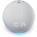 Amazon - Echo Dot (4th Gen) Smart speaker with clock and Alexa - Glacier White