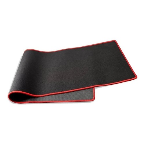 Mouse Pad Gamer Negro Con Borde Cosido Largo: 70, Ancho:30cm