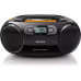 PHILIPS Stereo CD Cassette Player, Portable Boombox, USB, FM, MP3, Tape, AZ328