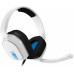 Astro Gaming - A10 Wired Stereo Over-the-Ear Gaming Headset for PS4 & PS5 with Flip-to-Mute Mic - White/Blue