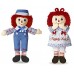 Aurora Bundle of 2 Dolls - 12'' Raggedy Ann & Raggedy Andy