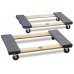 WEN 721830 1320-Pound Capacity 18-by-30-Inch Hardwood Mover’s Dolly, 2-Pack