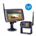 Wireless Backup Camera System, IP69K Waterproof Wireless Rear View Camera + 5’’ LCD Wireless Reversing Monitor for Trailer, RV, Trucks, Horse-Trailer, School Bus, Farm Machine,etc