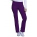 CHEROKEE iFlex CK002 Women's Mid Rise Pull-On Pant, Eggplant, S